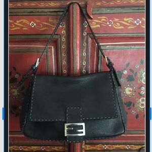 Fendi Selleria Mama Baguette with sterling buckles